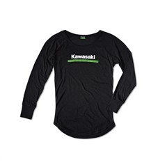 Women's Kawasaki 3 Green Lines Long Sleeve Tee