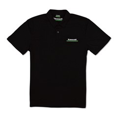 Kawasaki 3 Green Lines Technical Polo