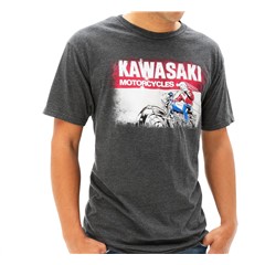Kawasaki Heritage Logo Old School Sign T-Shirt