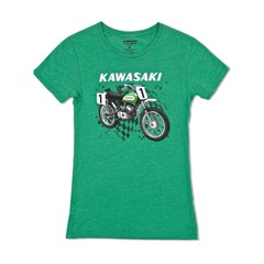 Women's Kawasaki Heritage Moto T-Shirt