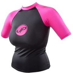 Mrs. Corpo Short-Sleeve Rashguard by JetPilot 16506
