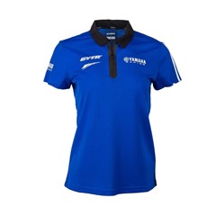 Paddock Blue Pulse Stripe Womens Polo