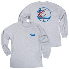 Men’s Yamaha Pro Fishing Patriotic Marlin Long Sleeve Tee